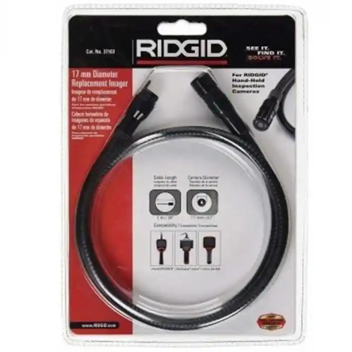 Ridgid 37103 Micro CA-350 Gözlem Kamerası için Kablolu Kamera Kafası 90 cm 17 mm