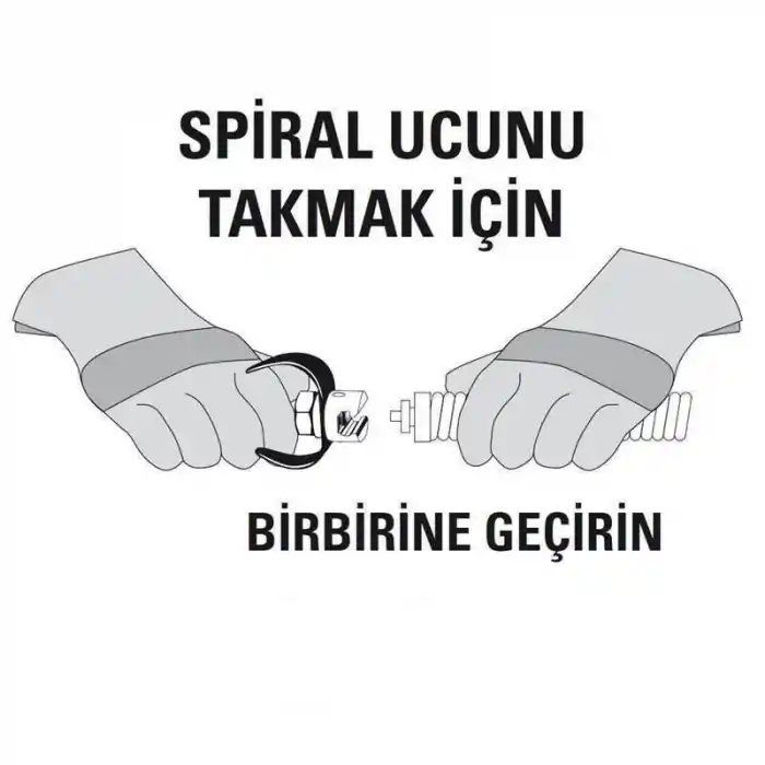 Ridgid 54837 T-204 C Tipi Kesici Spiral Uç 1 25 mm