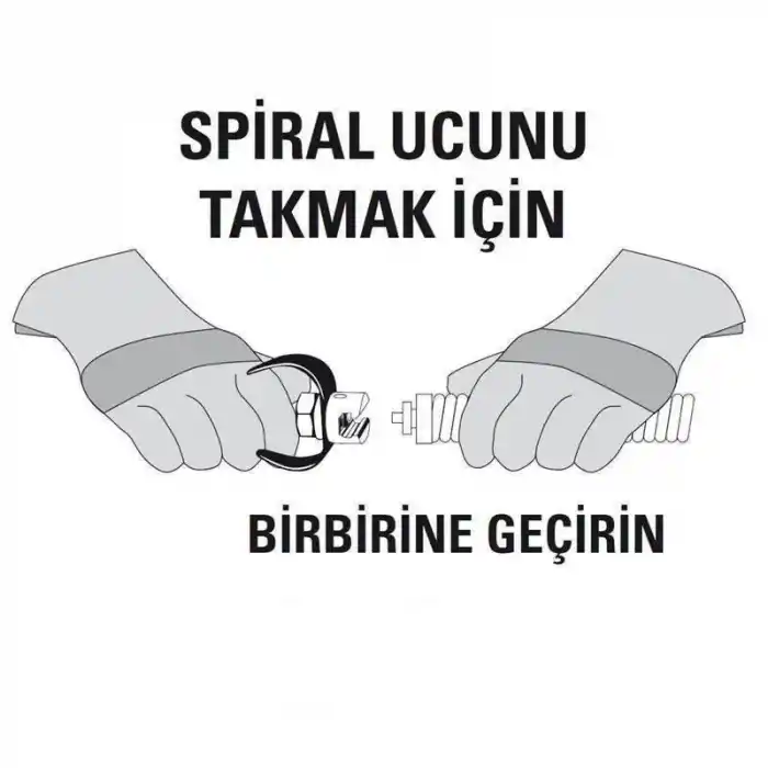 Ridgid 63020 T-208 Spiral Kesici Uç 1 ½ 40 mm