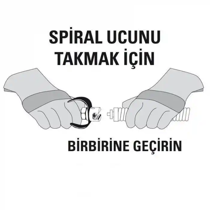 Ridgid 63045 T-213 Kanal Açma 4 Bıçaklı Kesici Spiral Uç 1 25 mm