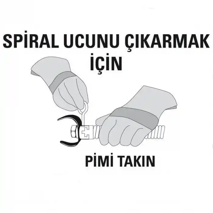 Ridgid 63105 T-3 Kanal Açma Spiral Geri Alma Ucu