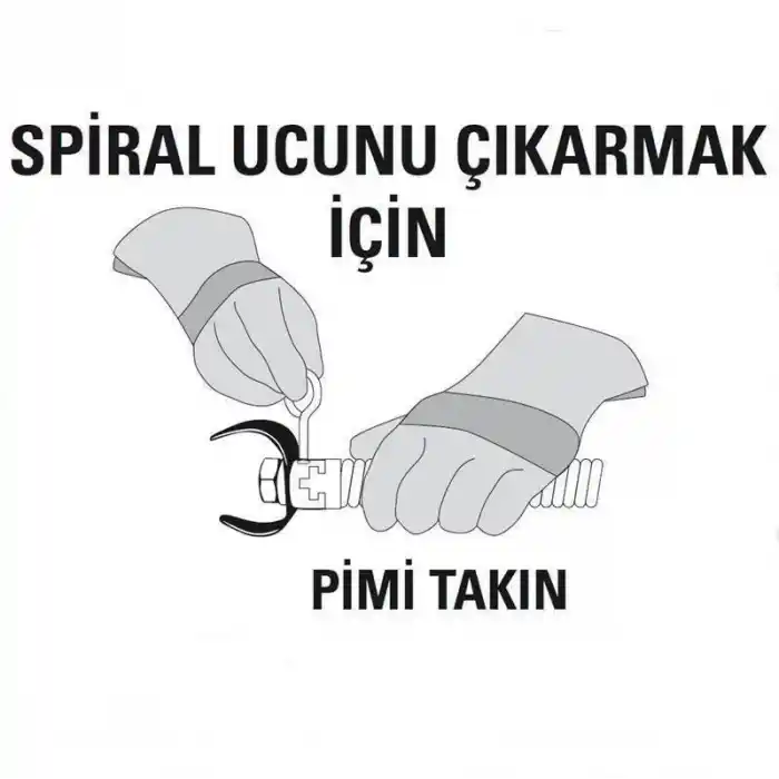 Ridgid 63195 T-6 Geri Alma Spiral Ucu