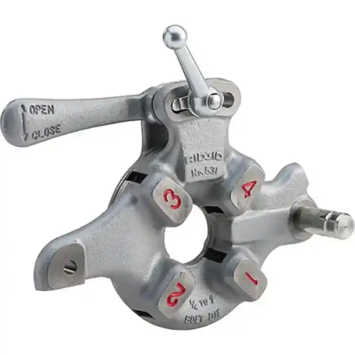 Ridgid 97045 Model 531 Pafta Kafası Hızlı Açılır M6-26 Sağ/Sol 1/4-1