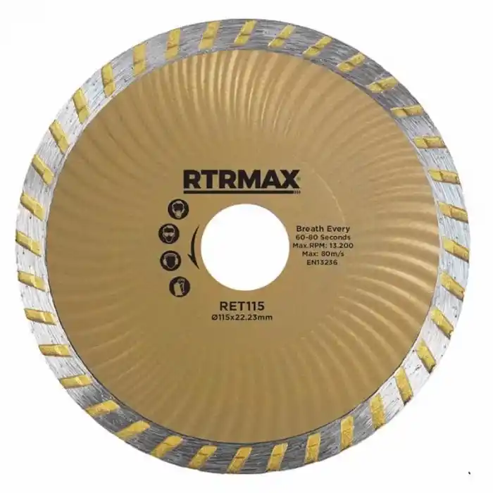 Rtrmax RET230 230 Turbo Elmas Kanallı Testere