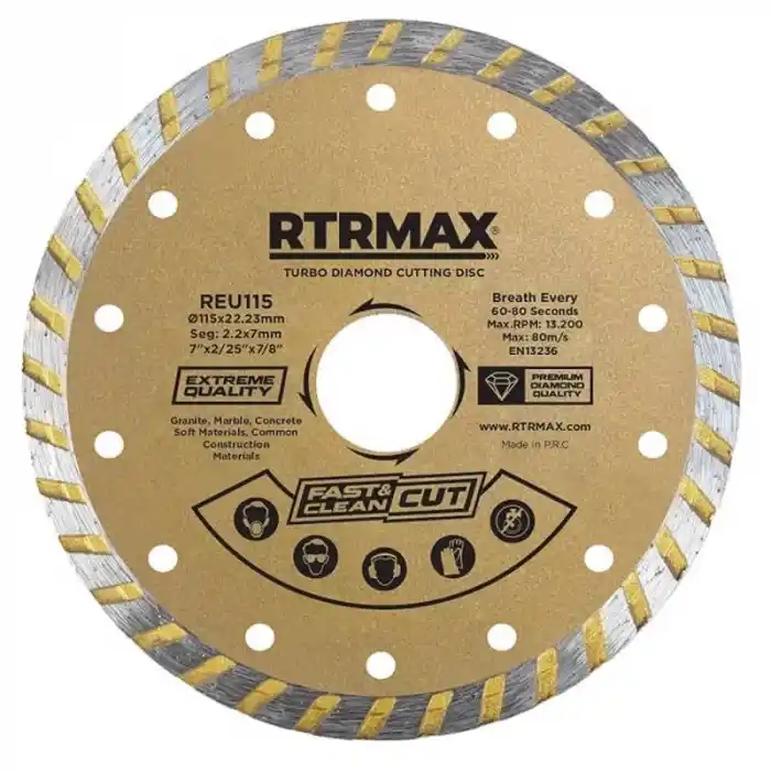 Rtrmax REU180 180 Turbo Elmas Testere