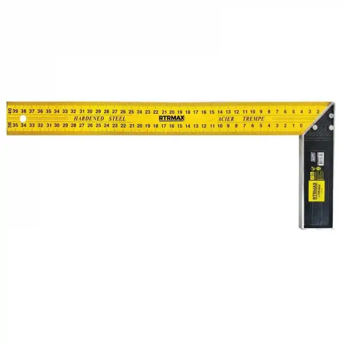 Rtrmax RH12430 300mm Sarı Marangoz Gönyesi