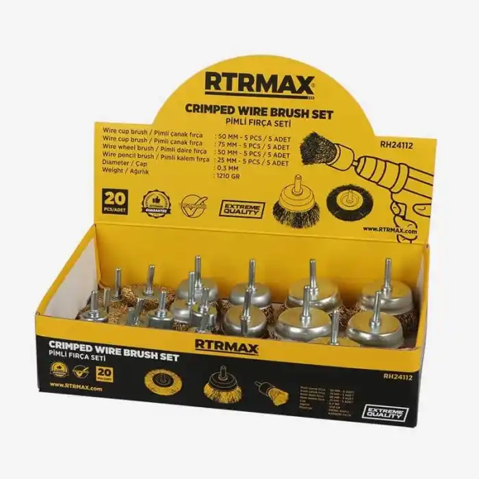 Rtrmax RH24112 Pimli Fırça Seti 20Li Set