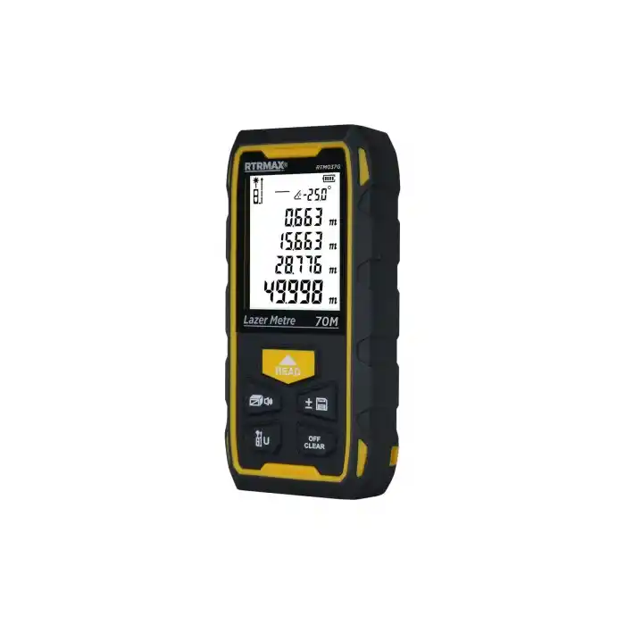 Rtrmax RTM037G Akülü Yeşil Lazer Metre 70 Mt