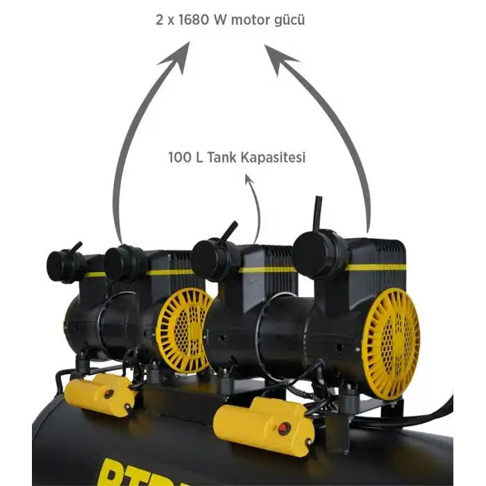 Rtrmax RTM7460 100 Lt 4 Hp Yağsız Hava Kompresörü