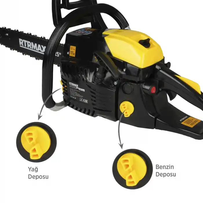 Rtrmax RTM960 Benzinli Ağaç Kesme Motoru 3 Hp