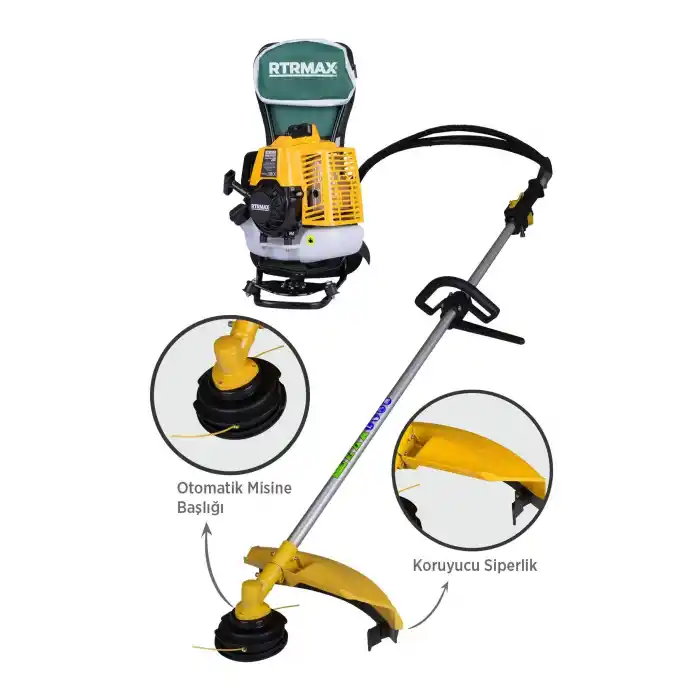 Rtrmax RTM9640 3 Hp Benzinli Sırt Tırpan