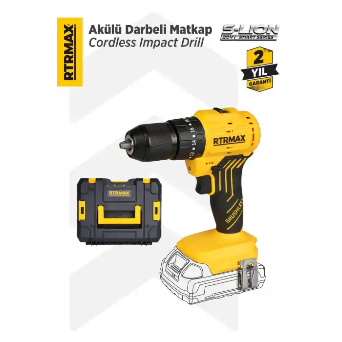 Rtrmax RTS5012B Solo Akülü Darbeli Matkap