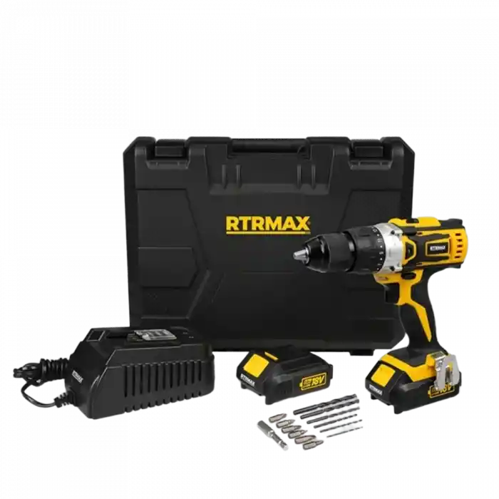 Rtrmax RTX1815 Akülü Matkap 2x2.0 Ah