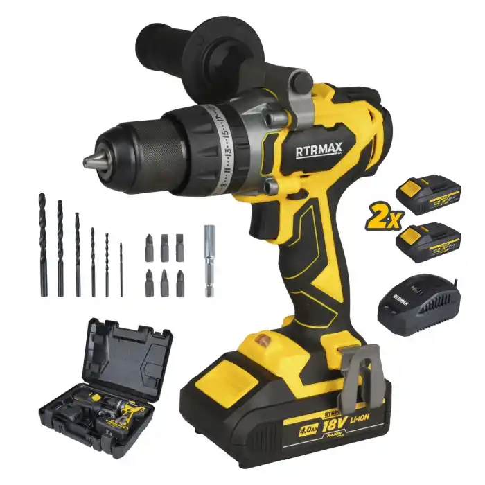 Rtrmax RTX3010 Akülü Darbeli Matkap 2x4 Ah