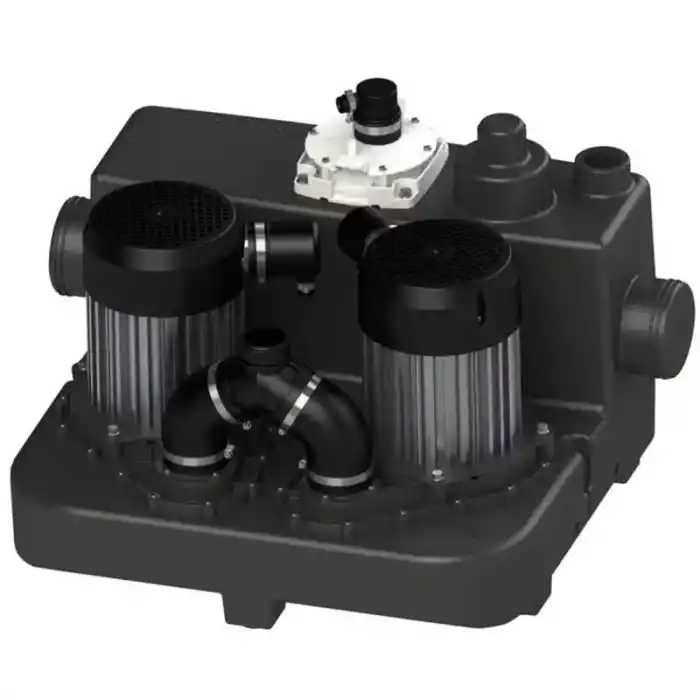 Sanicubic 2 GR HP Bıçaklı Çift Pompalı Öğütücü Foseptik Tahliye İstasyonu