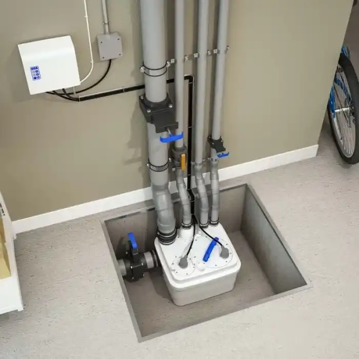 Sanihydro Sanicubic 1 WP 4 Ünite Foseptik Öğütücü Tahliye İstasyonu