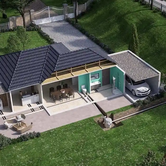 Sanihydro SANIFOS 280 1 VX S Wortex Pompalı Foseptik ve Pis Su Tahliye İstasyonu