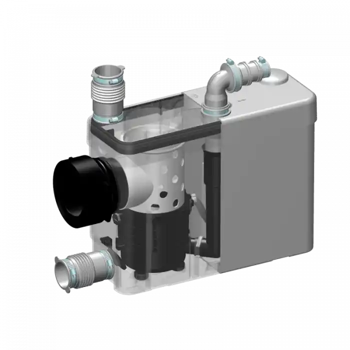 Sanihydro Sanipack 1 Asma Klozet +3 Ünite Öğütücü Tahliye Cihazı