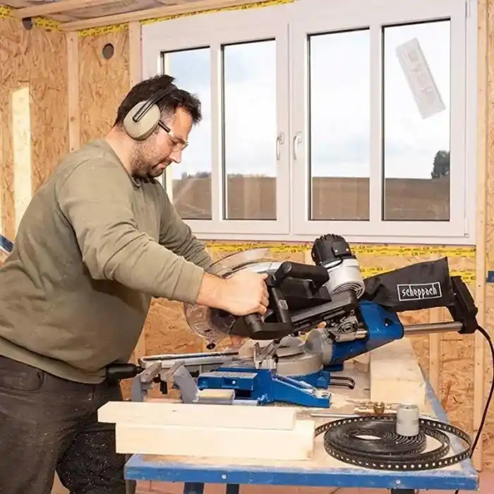 Scheppach HM140L Lazerli Gönye Kesme Testere