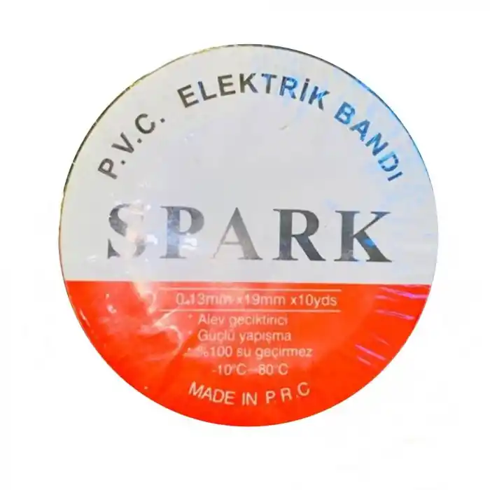 Spark Siyah Elektrik Bandı 13X19mm