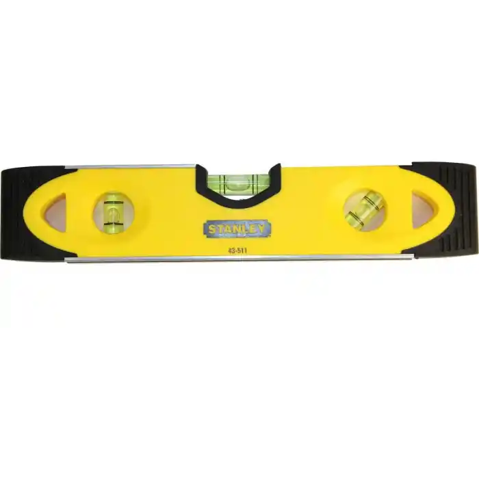 Stanley 0-43-511 25cm Torpedo Manyetik Şoka Dayanıklı Su Terazisi