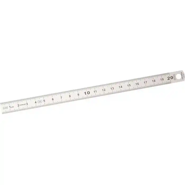 Stanley 1-35-522 200mm x 13mm Paslanmaz Esnek Çelik Cetvel