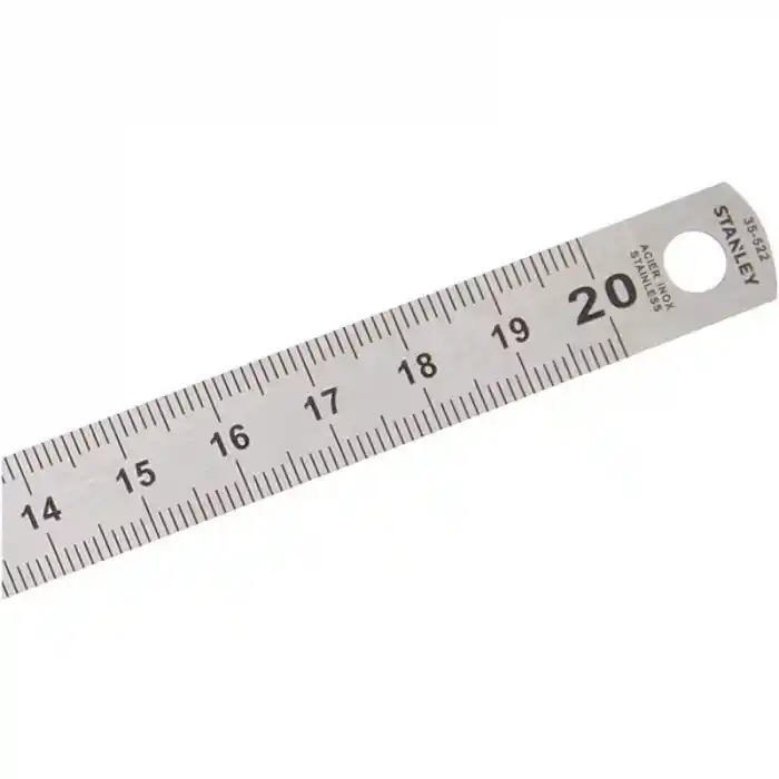 Stanley 1-35-522 200mm x 13mm Paslanmaz Esnek Çelik Cetvel