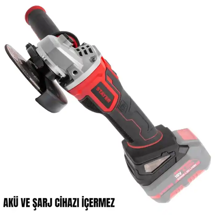 Stayer AGBX L20 Solo Akülü Avuç Taşlama 115mm