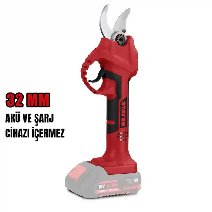 Stayer BP 32 L20 Solo Akülü Dal Bağ Budama Makası 32 mm