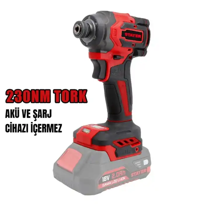 Stayer IS 230 Solo Akülü Torklu Vidalama 230 Nm