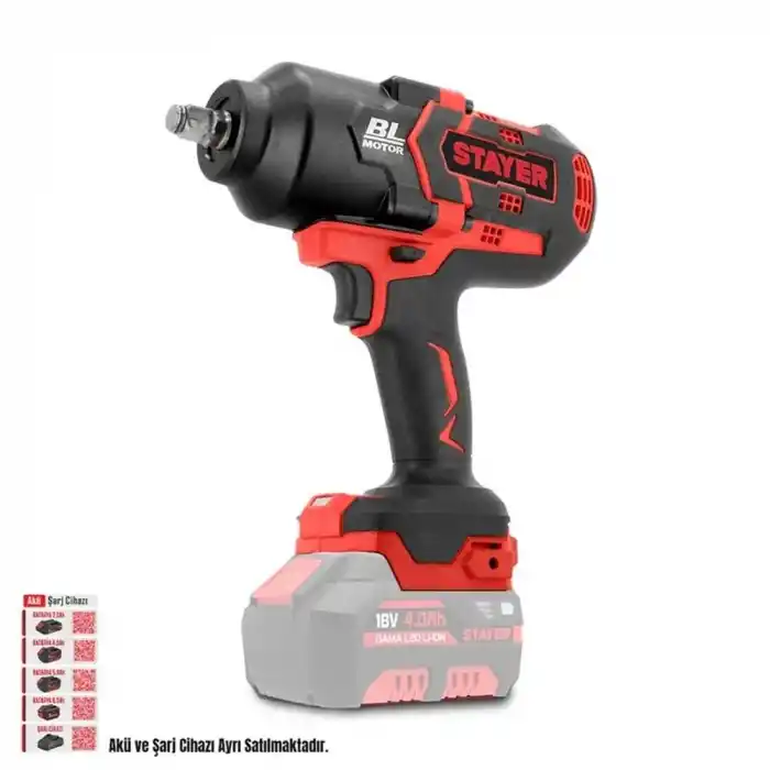 Stayer IWB 1000 Solo Akülü Somun Sıkma Sökme 1/2