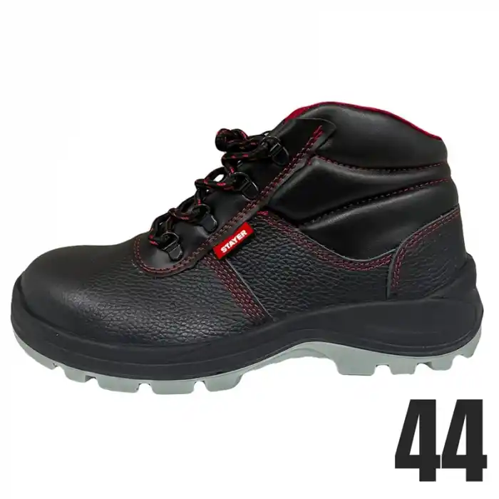 Stayer ZC3S2 İş Güvenliği Botu Deri Çelik Burun Çift Dansite PU-PU Taban 44 Numara