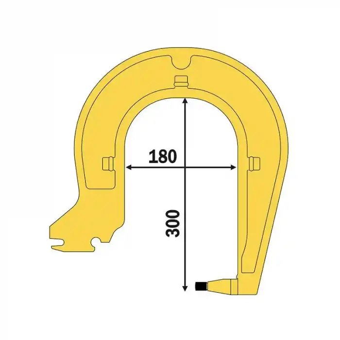 Telwin TW803171 CA3 C ARM L=300mm Punta Çenesi