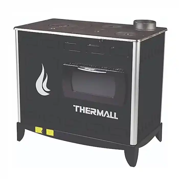 Thermall T-20 Rosa Kovalı Kuzineli Emaye Soba