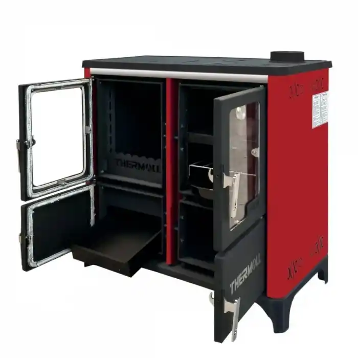 Thermall T-25 Yşk Şömineli Kuzineli Fırınlı Kat Kalorifer Sobası