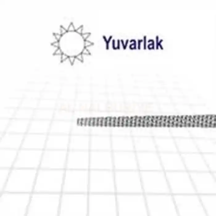 Three Files Eğe Yuvarlak Kalın 10