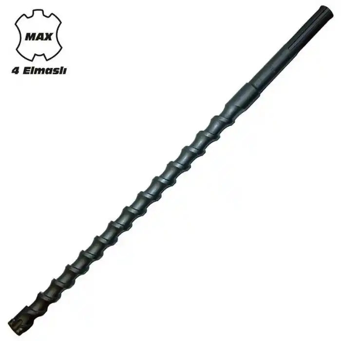 Todrill TD50424 24x340mm Sds-Max 4 Elmaslı Matkap Ucu