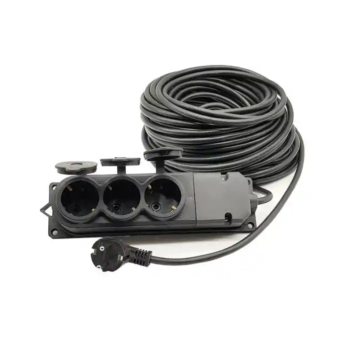 Topart TA01555 10Mt 3*1,5mm 3 Lü Grup Priz