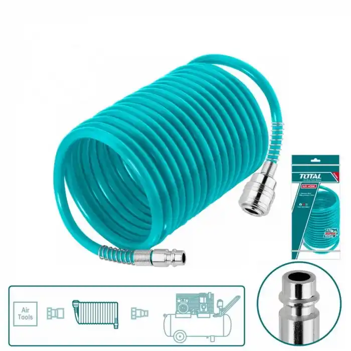 Total HT11051 Kompresör Hava Hortumu 5Mt