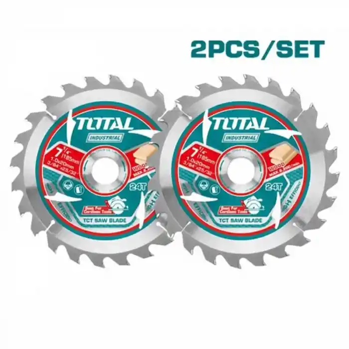 Total TAC2331853 Ultra İnce Ahşap Daire Testere Bıçağı 2 Li