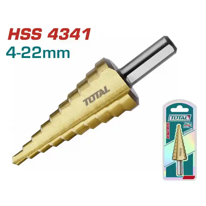 Total TAC7542201 Hss Kademeli matkap Ucu 4-22 mm