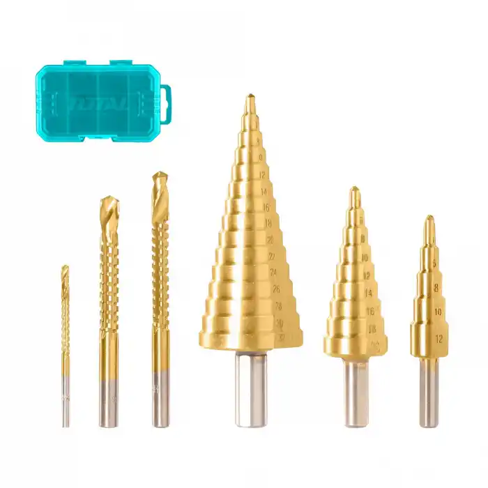 Total TACSD2061 6 Parça Kademeli Matkap Uç Seti