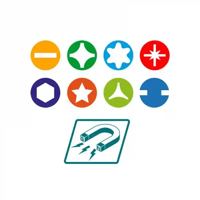 Total TACSD30376 Bits Uç Tornavida Seti 37 Parça