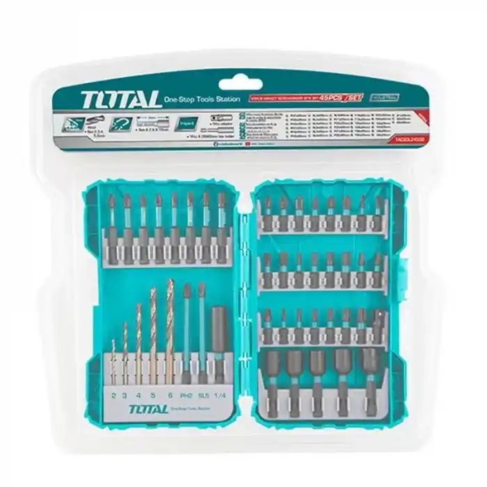Total TACSDL24502 45 Parça Bits Uç Seti