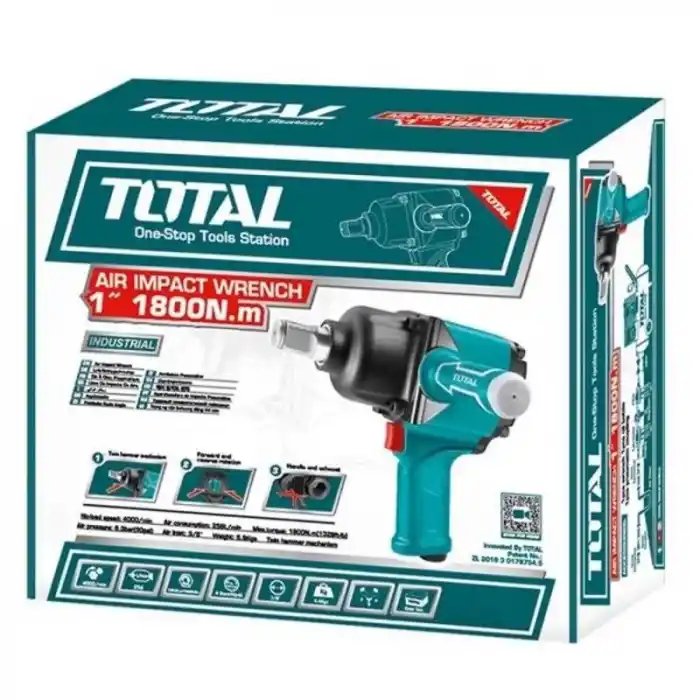 Total TAT41112 1 Havalı Darbeli Somun Sıkma 1800nm