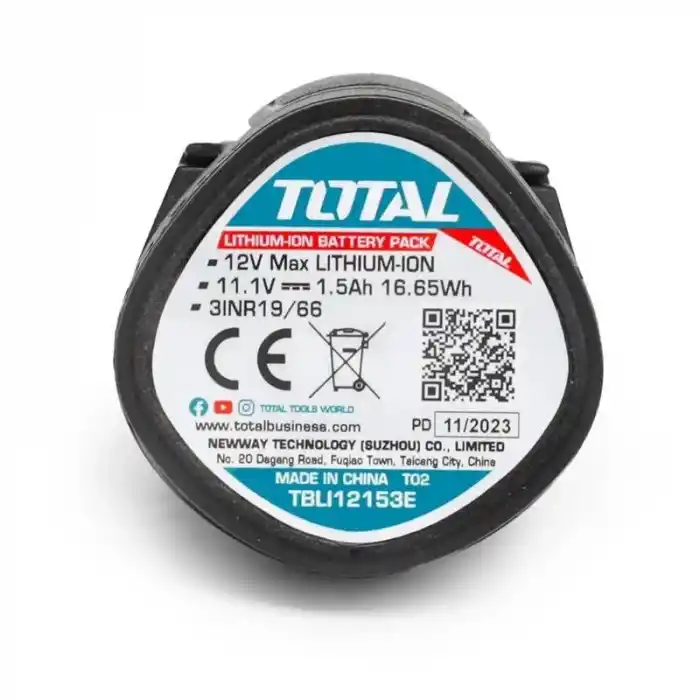 Total TBLI12153E Lityum 1.5 Ah USB-C Yedek Batarya Akü