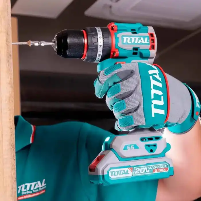 Total TCKLI20256E Akülü Darbeli Matkap ve Taşlama Seti 2x4.0Ah