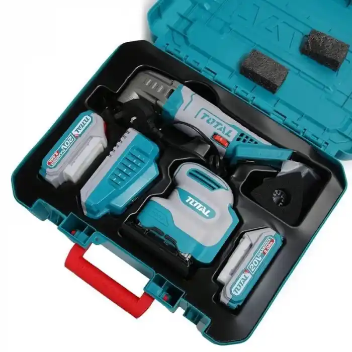 Total TCKLI20276E Akülü Çok Amaçlı Kesici Titreşimli Avuç Zımpara Alet Seti