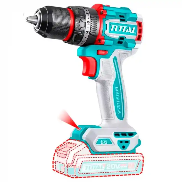 Total TCKLI20277E Akülü Darbeli Matkap+Darbeli Vidalama Seti