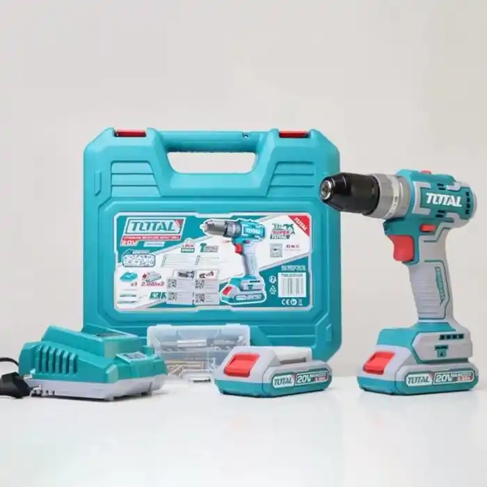 Total TDLI20602E Çift Akülü Darbeli Matkap